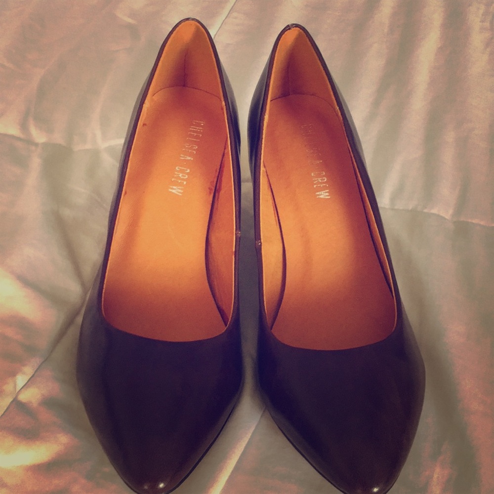 Size 40 Chelsea Crew burgundy pumps